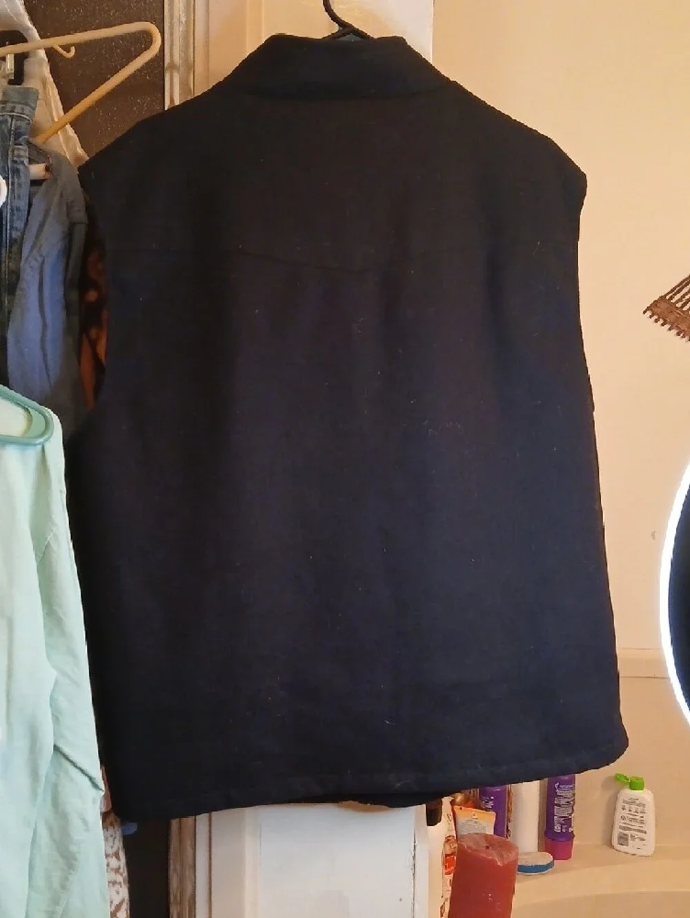 Yellowstone/Dutton RANCH-Men's‎ Black Vest,SZ3xl